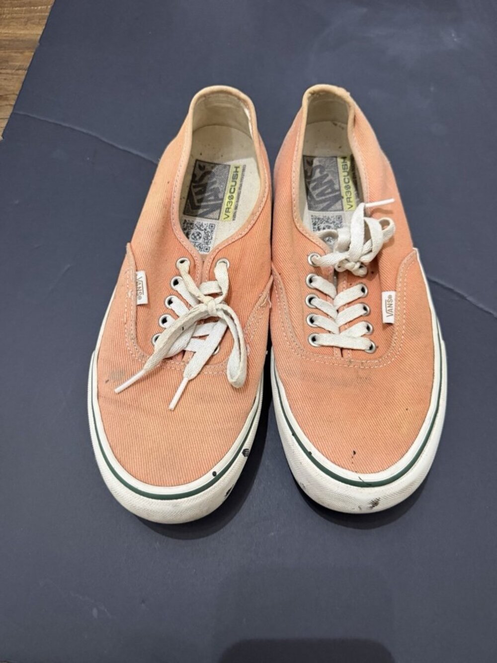 Vans Vault Canvas/Leather Peach  Color Shoes